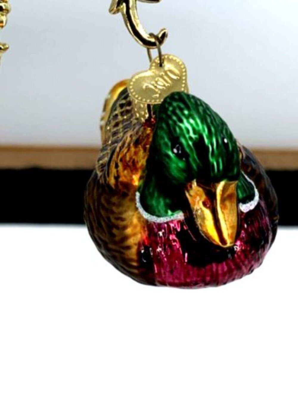 Old World Christmas Mallard Duck Christmas Ornament OWS 3" Vintage - Picture 2 of 7